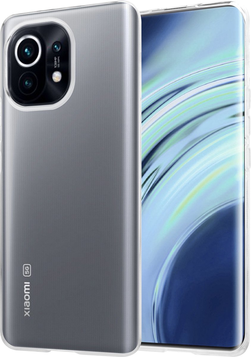 ShieldCase dun siliconen hoesje – geschikt voor Xiaomi Mi 11 – transparant