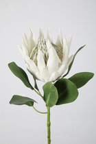 Kunstbloem - Dahlia Hillcrest - topkwaliteit decoratie - 2 stuks - zijden bloem - Rood - 44 cm hoog