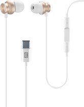 Cellurlaline Sparrow - Oortjes Met Draad - Oordopjes - USB C - In Ear Koptelefoon - In Ear Hoofdtelefoon - Oortjes Met Microfoon - Wit