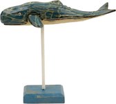 Beeld - Walvis - Hout - 21x20x11 cm - Sarana - Fairtrade Indonesie - Fairtrade