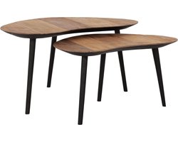Salontafel set - DTP Home Highlight Salontafel Organus Naturel - set van 2