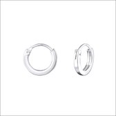 Aramat jewels ® - Kleine oorringetjes zilver 10x1.5mm 925 zilver - kinderen