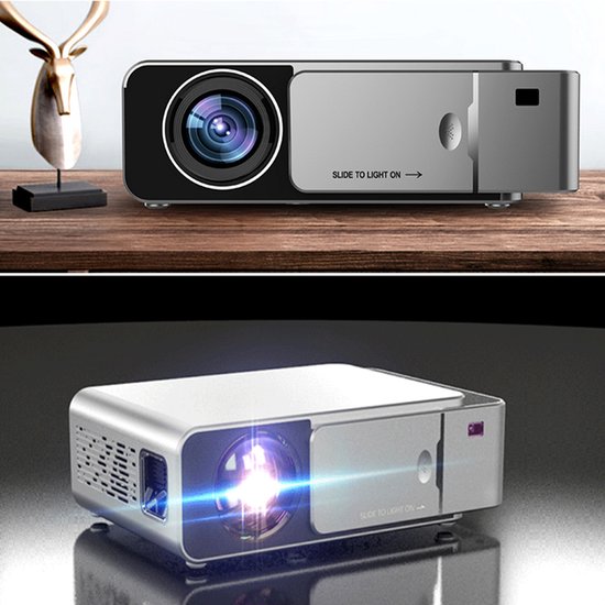 In Round Streaming Beamer Full HD – 3500 Lumen – Mini Projector – Wifi - Merkloos