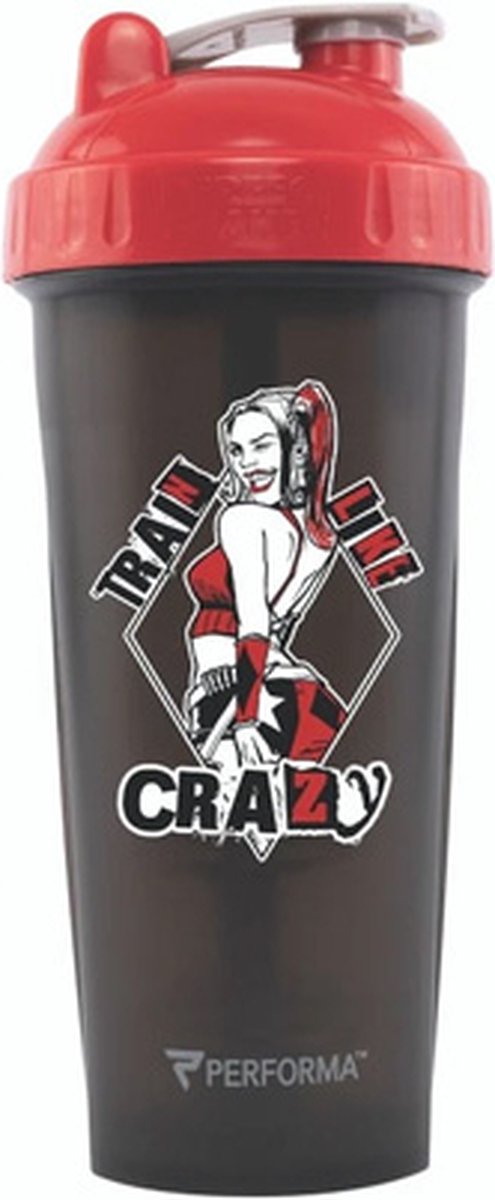 Performa Shakers Performa Activ (800ml) - Villain Series - Harley Quinn Black - Accessoires - Shakers & Mixers