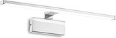 Ideal Lux Alma - Wandlamp Modern - Chroom - H:92cm  - Universeel - Voor Binnen - Metaal - Wandlampen - Slaapkamer - Woonkamer