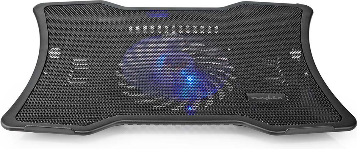Nedis - Notebook-standaard | 1 | Usb Gevoed | Aantal Hoeken: 2 | 17 " | 1500 Rpm | Led