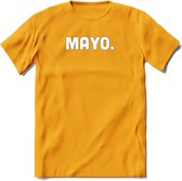 Mayo - Snack T-Shirt | Grappig Verjaardag Kleding Cadeau | Eten En Snoep Shirt | Dames - Heren - Unisex Tshirt | - Geel - XL