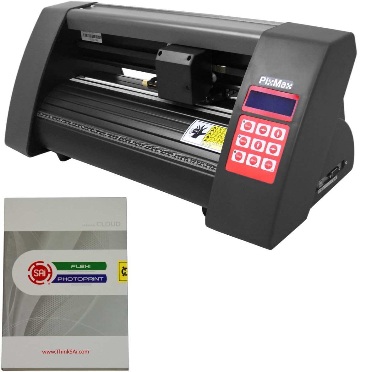 50cm snijplotter - zilver - 520mm - met flexi starter software