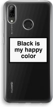 Case Company® - P Smart (2019) hoesje - Black is my happy color - Soft Case / Cover - Bescherming aan alle Kanten - Zijkanten Transparant - Bescherming Over de Schermrand - Back Cover