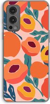 CaseCompany® - OnePlus Nord 2 5G hoesje - Perzik - Soft Case / Cover - Bescherming aan alle Kanten - Zijkanten Transparant - Bescherming Over de Schermrand - Back Cover