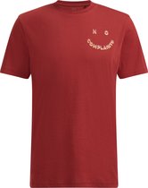 WE Fashion Heren T-shirt met opdruk