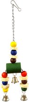 Happy Pet Jingler Hout - Vogelspeelgoed - 35 x 8 x 3 cm