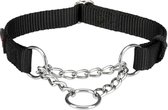 Trixie halsband hond premium choker zwart 30-40X1,5 CM