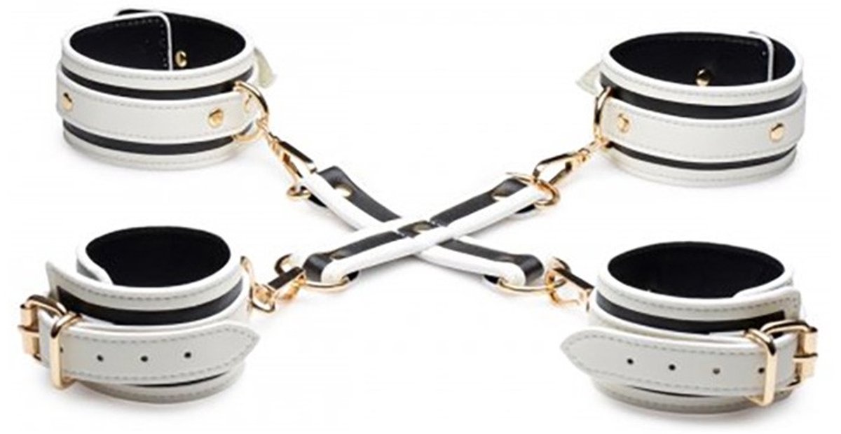 Goedkoopste XR Brands Kink in the Dark - Glow in the Dark Hog Tie Set white