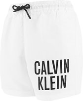Calvin Klein jongens intense power corner logo zwemshort wit - 164/176
