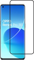 Screenprotector Geschikt voor OPPO Reno 6 Pro Screenprotector Glas Gehard Tempered Glass Full Cover - Screenprotector Geschikt voor OPPO Reno 6 Pro Screen Protector Screen Cover