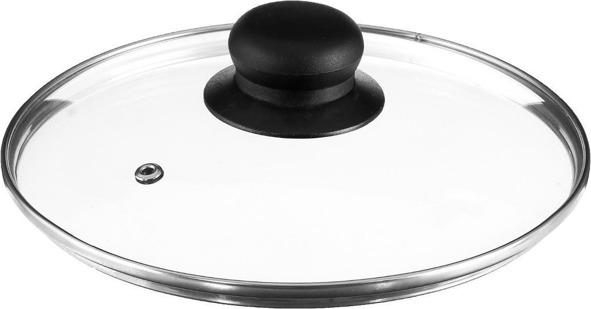 Universele glazen pannendeksel voor pannen van 20 cm - Kookpannen  accessoires | bol.com