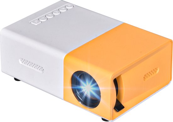 Yar - Mini Beamer - YG 300 - USB - HDMI - 800 Lumen - Projector - Led - Pocket Beamer - 1080 HD video - yar