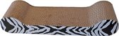 Boon Krabkarton Sofa Zebra 50 X 22 Cm Sisal Bruin