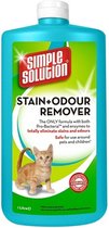 Simple Solution Stain & Odour Vlekverwijderaar Kat Navulling 1 LTR