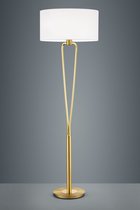Trio Paris II - Vloerlamp  Klassiek - Messing - H:160cm - E27 - Voor Binnen - Metaal - Vloerlampen  - Staande lamp - Staande lampen - Woonkamer - Slaapkamer