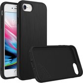 Apple iPhone 7 Hoesje - Rhinoshield - SolidSuit Serie - Hard Kunststof Backcover - Brushed Steel Black - Hoesje Geschikt Voor Apple iPhone 7