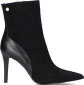 Notre-V 17535 Enkellaarsjes - Enkelboots met rits - Dames - Zwart - Maat 37