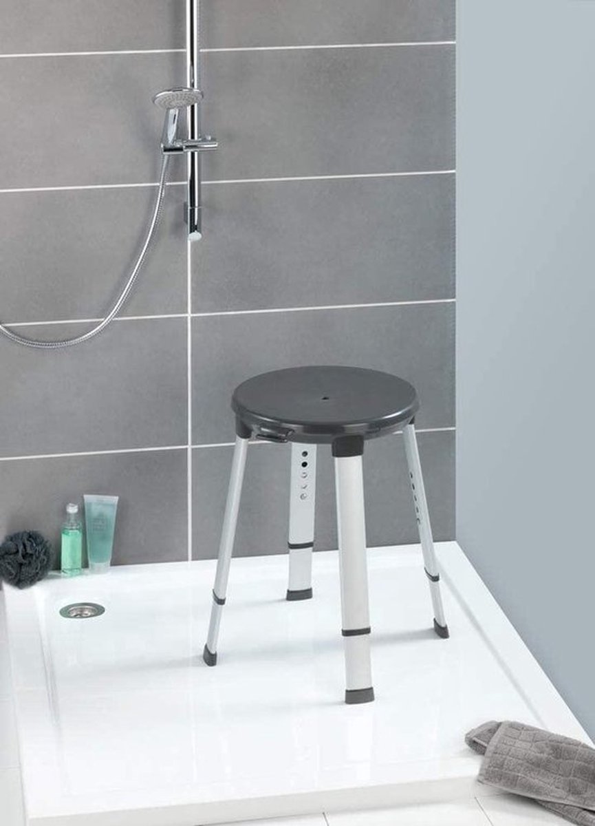 WENKO Douchekruk Secura Premium draaibaar Douchestoel Douchezitje