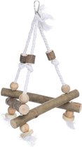 SCHOMMEL AAN TOUW HOUT 27X27X27CM