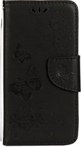 Mobigear Butterfly Bookcase Hoesje - Geschikt voor Apple iPhone X/10 - Gsm case - Zwart