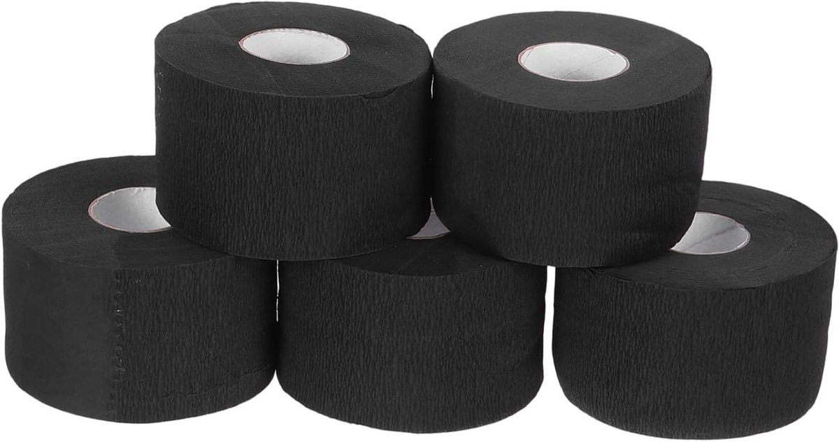 Nekpapier Rollen - Kapperspapier Halsband - Haar Knippen - Zacht Absorberend - 5 Rollen - Wit