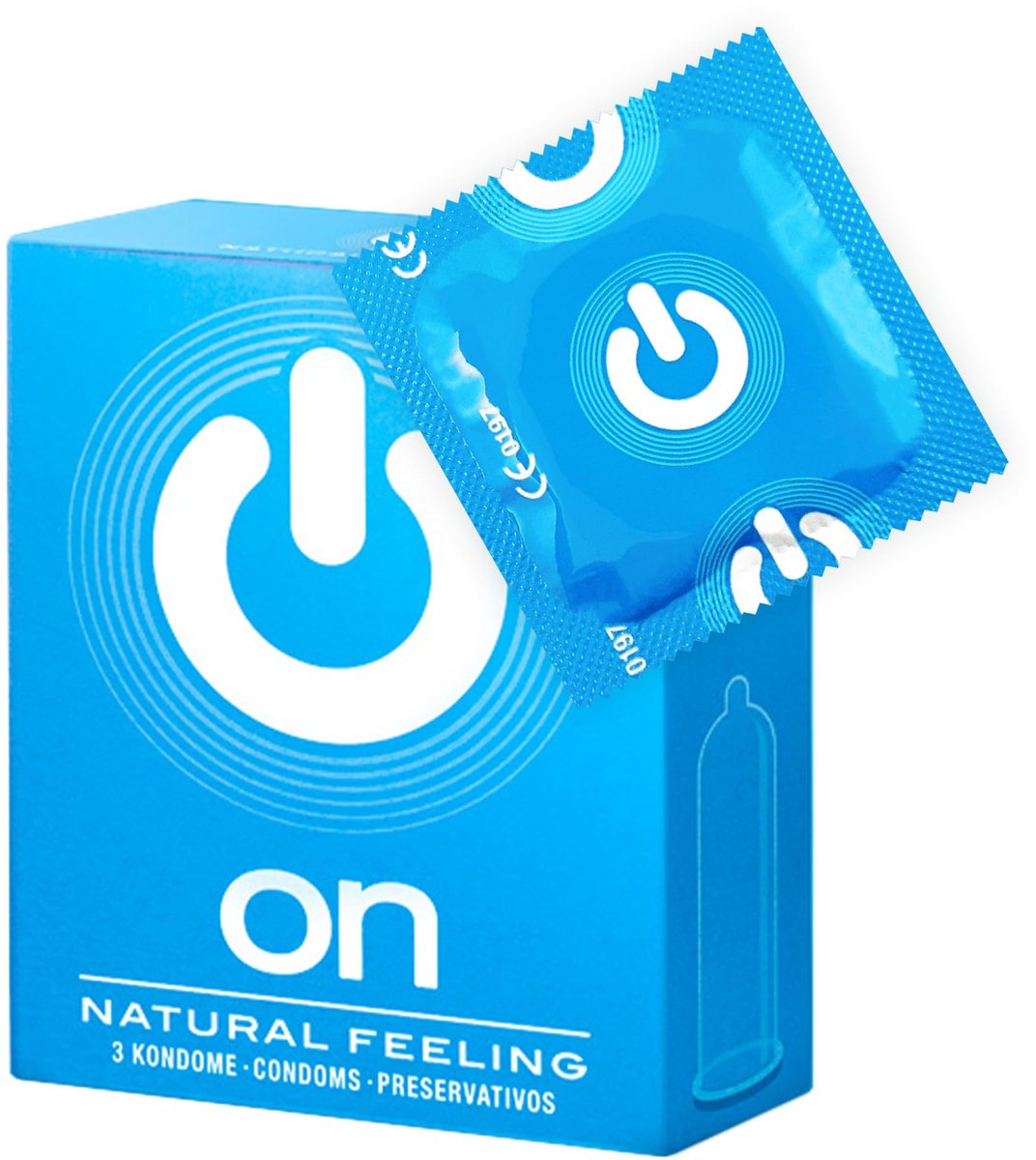 ON) Natuurlijkal feeling Condooms, 3-pack