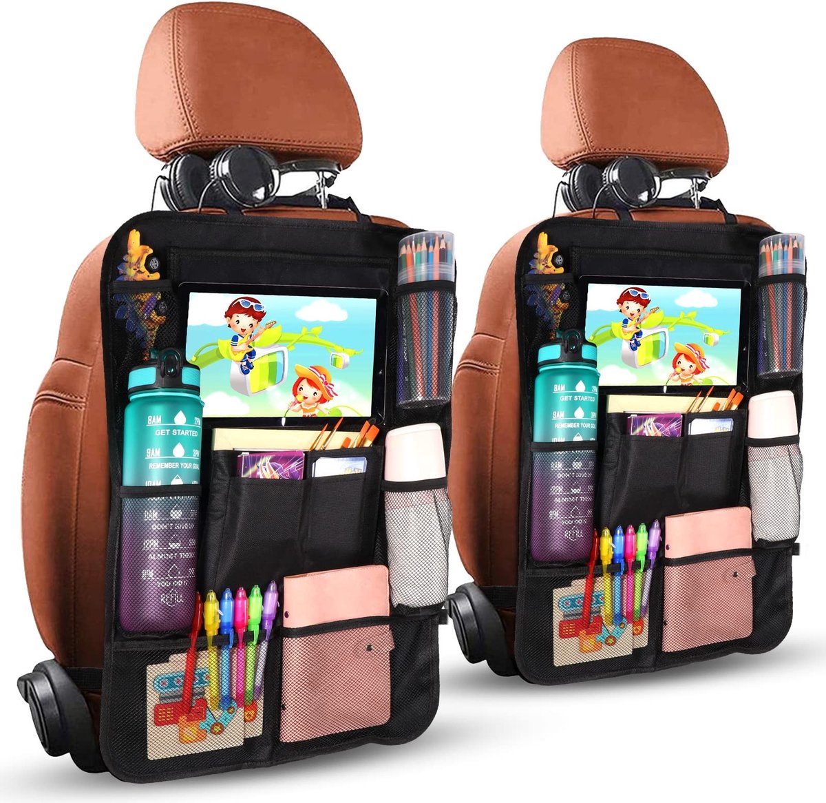 Omgoods - Auto Organizer voor Kinderen met 20 Opbergvakken