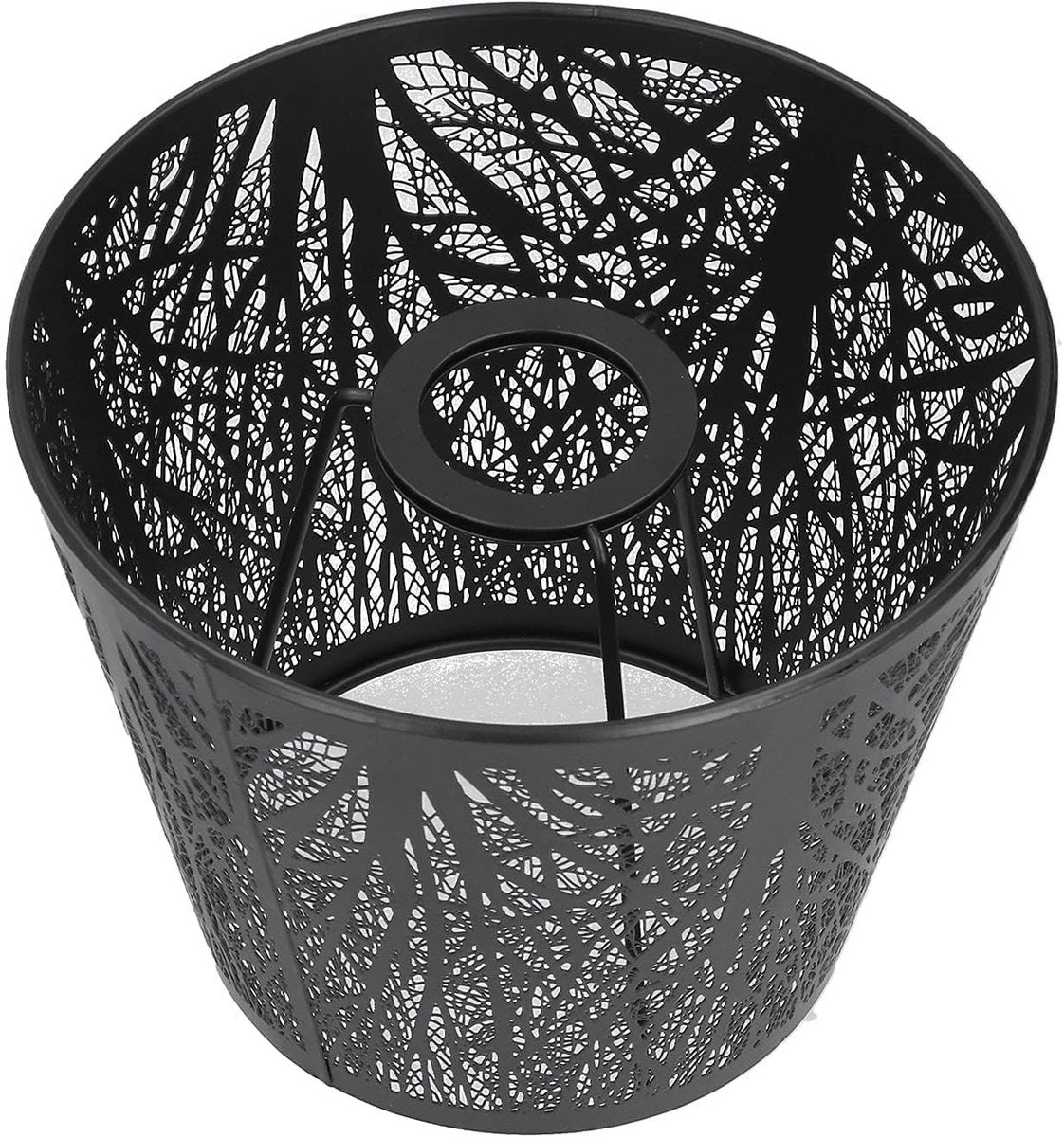 Omgoods- Lampenkap Smeedijzer - Lampenkap voor Tafellamp - Lampenkap 50 cm - Bospatroon - Decoratieve Verlichting - Modern Design - Lampenkappen