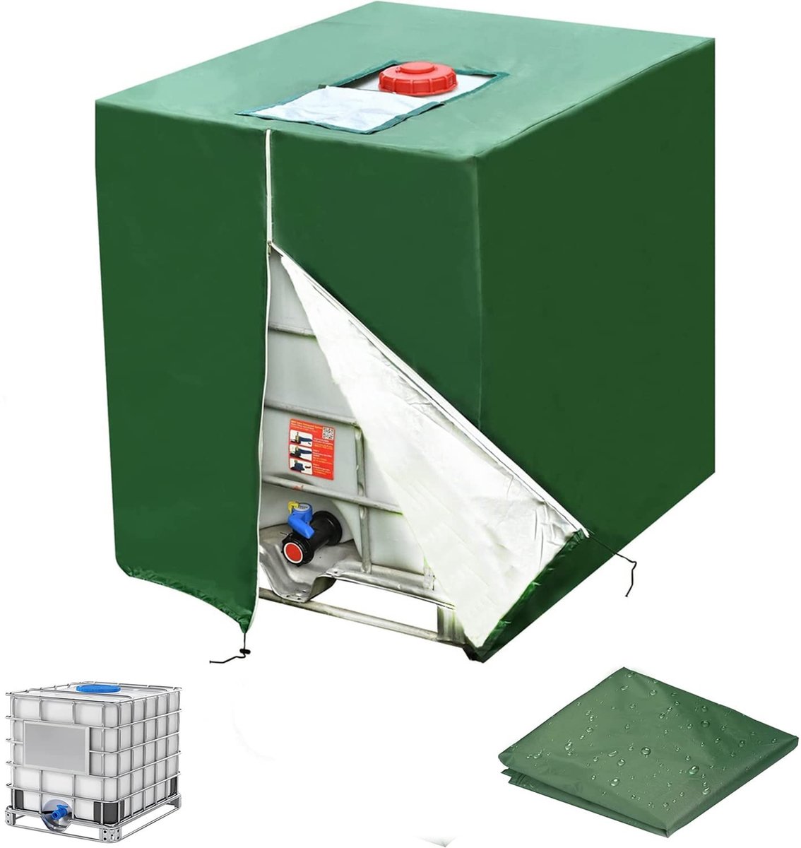 Omgoods - IBC Tank Beschermzeil 1000L met UV en Stofbescherming