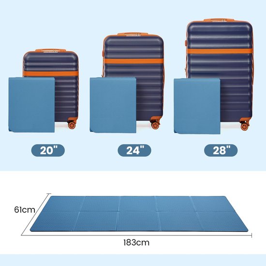 Omgoods - Vouwbare Yoga Mat - Antislip Fitness Mat - Lichtgewicht Gymnastiek Mat voor Thuis en Op Reis van Omgoods — afbeelding 4