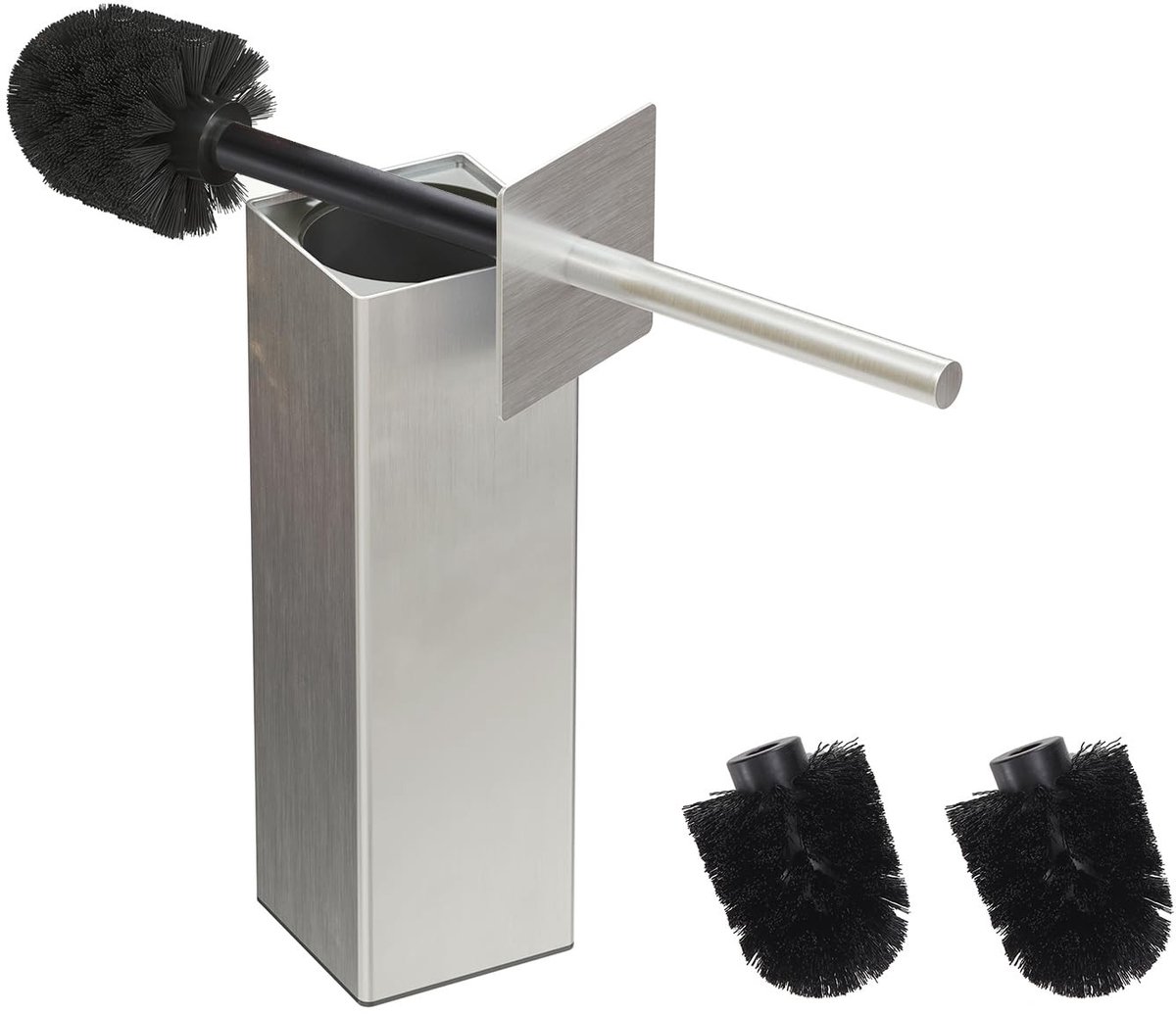 Omgoods - Toiletborstelhouder voor Badkamer en Hotel - Elegante Borstel met Stand