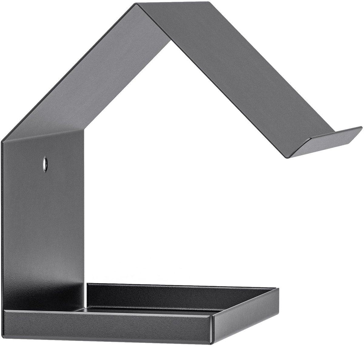 Omgoods - Stalen Vogelhuis met Puntdak - Nestkast in Trendy Kleuren voor Hangend of Staand Gebruik