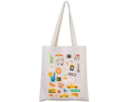 Omgoods - New York Tote Bag voor Shopping en Reizen