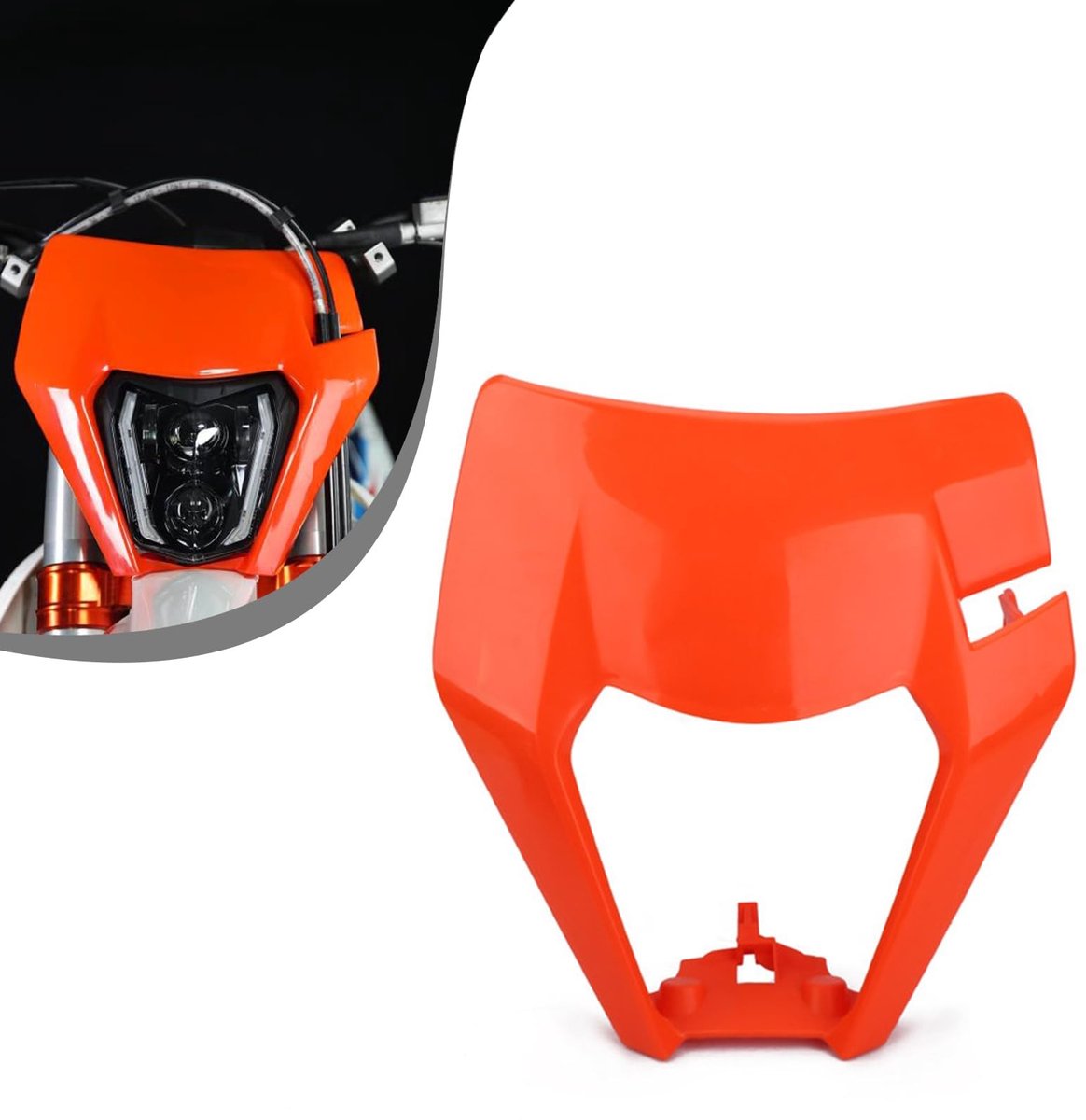 Omgoods - Hoofdlamp Masker voor Motoren 2017-2018