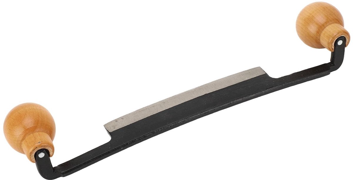 Omgoods- Trekmes Hoge Snij-efficiëntie - Houtbewerkingsgereedschap - Antislip Handvat - Dubbel Houten Handgreep - Scherp Mes van Wolfraamstaal - Ideaal voor Doe-het-zelvers - Houtbewerkingsmes