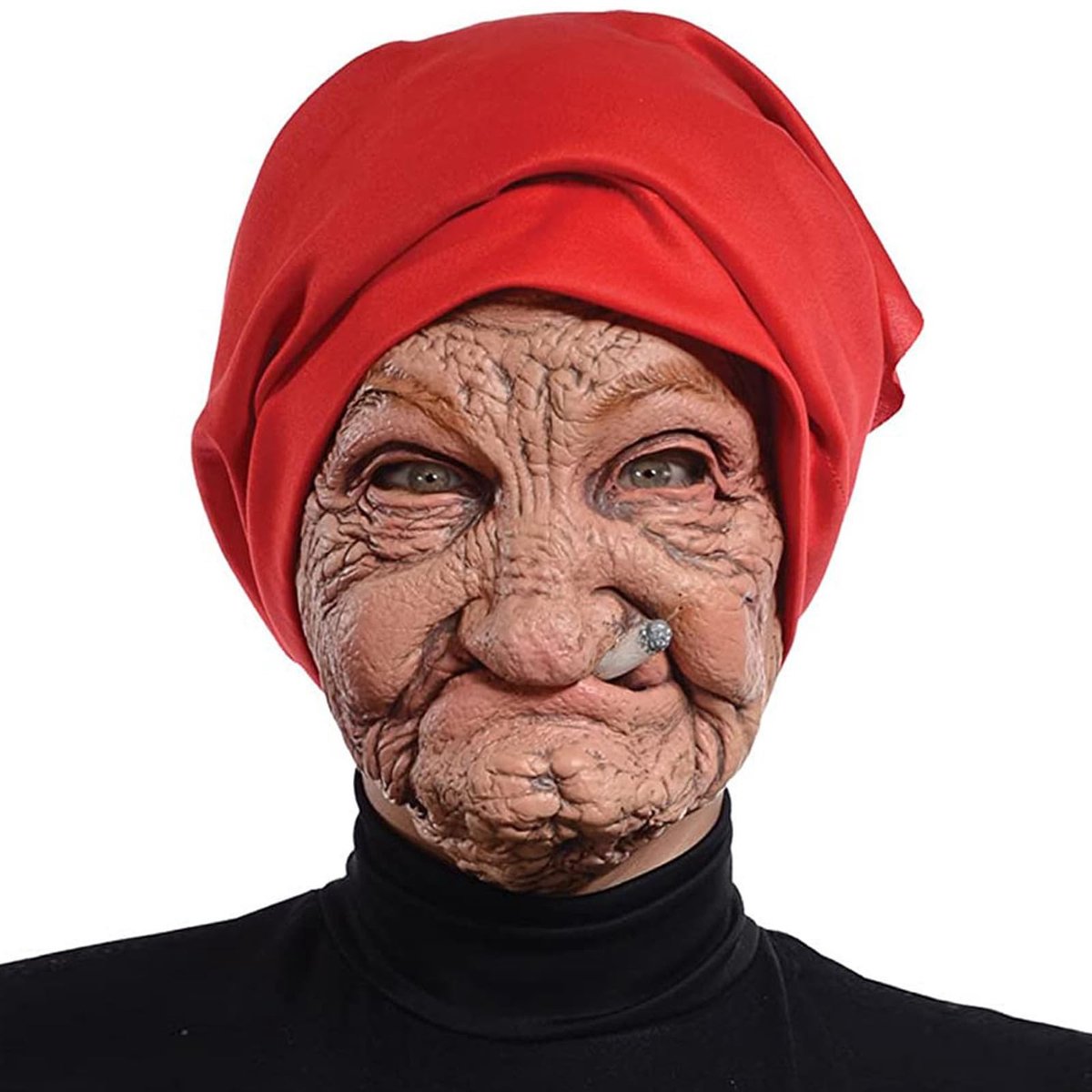 Omgoods - Realistisch Latex Masker van een Oude Man met Rimpels
