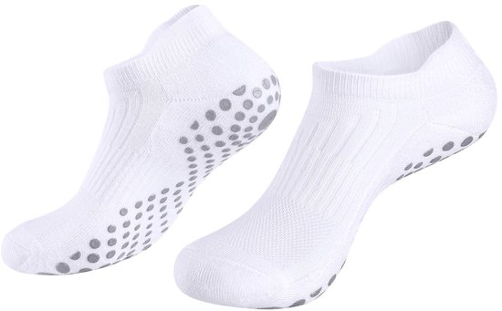Omgoods - Non-Slip Yoga Sokken voor Vrouwen, 3 Paar Wit van Omgoods — afbeelding 2