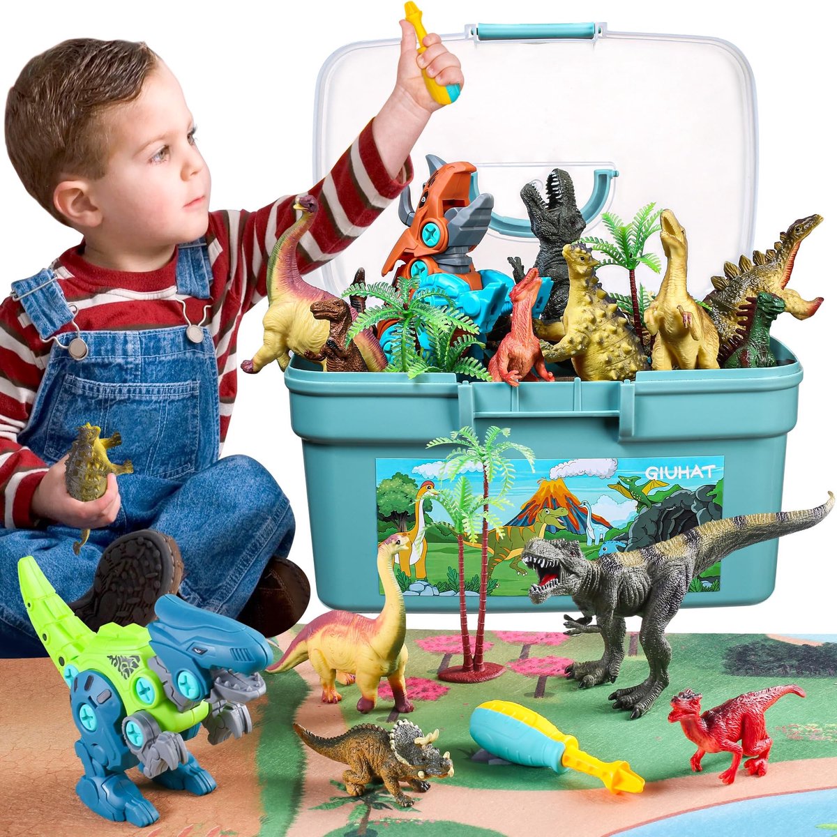 Omgoods - Dinosaurusspeelgoed voor Kinderen van 3 Jaar en Ouder