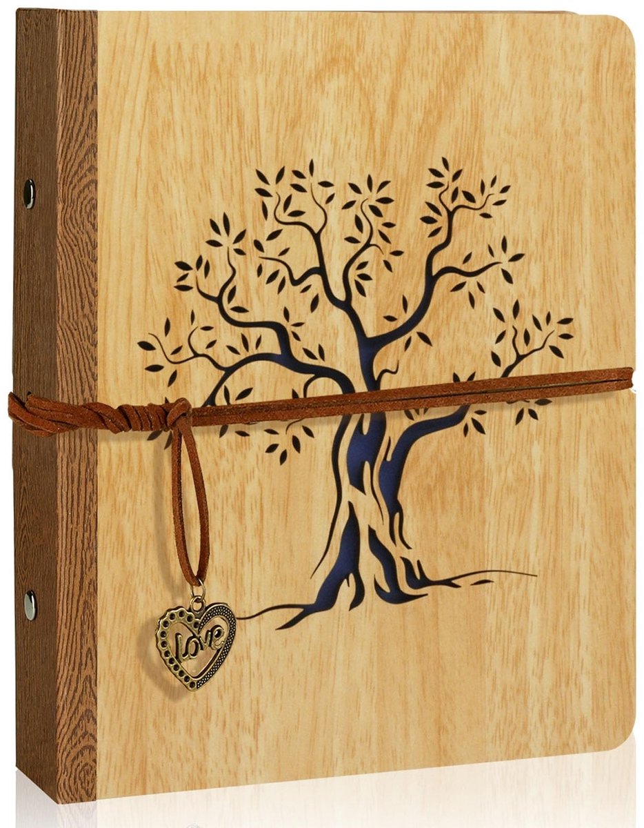 Omgoods - Fotoalbum 6x4 voor 200 Foto's met Hard Cover