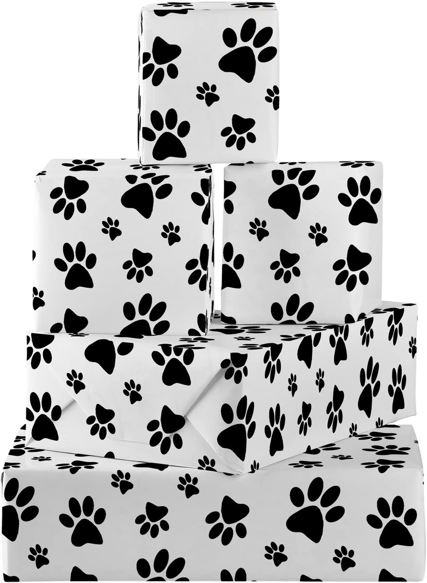 Omgoods - Luxe Dierenprint Verpakking met Cadeaulabels - 5 Vellen