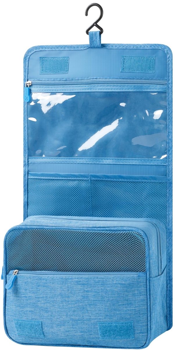 Omgoods - Vouwbare Toilettas - Multifunctionele Waterdichte Organizer in Luchtblauw