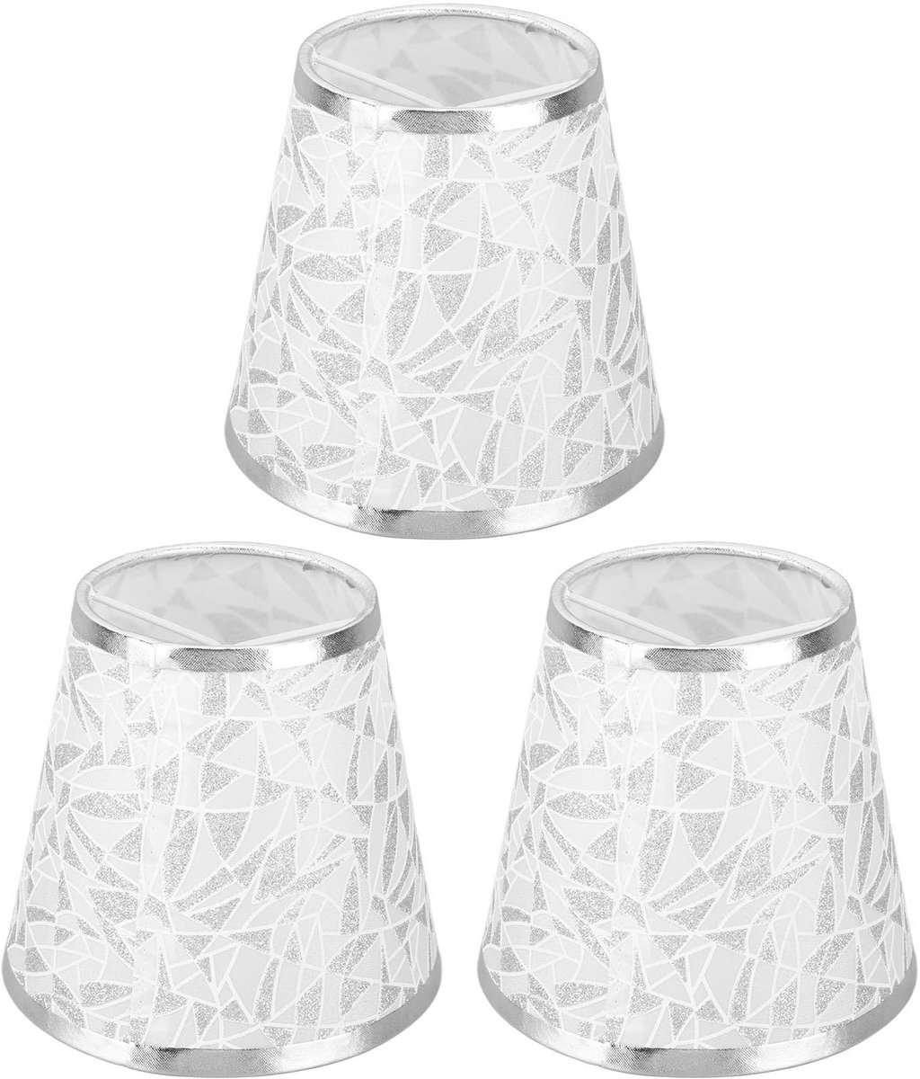 Omgoods - Set van 3 E14 Clip-on Lampenkappen voor Diverse Lampen