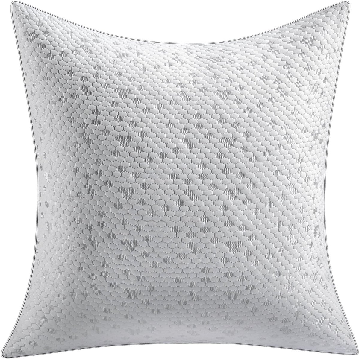 Omgoods - Geheugenfoam Hoofdkussen 80 x 80 cm, Verstelbaar en Antibacterieel
