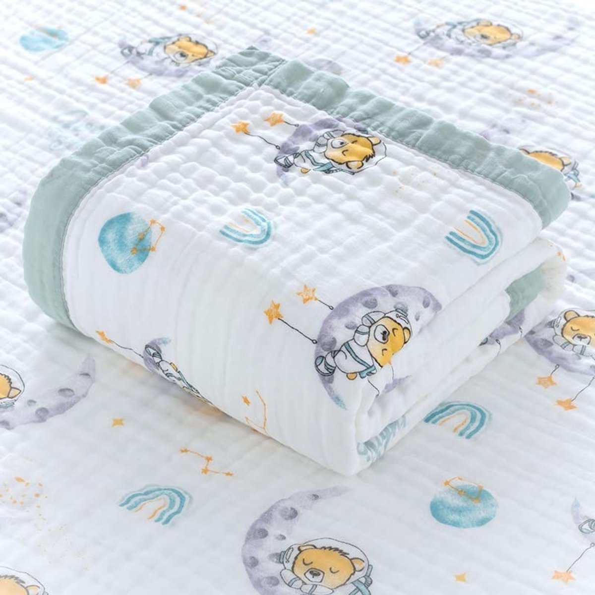 Omgoods - 6-Laags Muslin Dekentje voor Baby's 110 x 110 cm